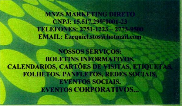 CARTÃO DE VISITA 003 VERDE